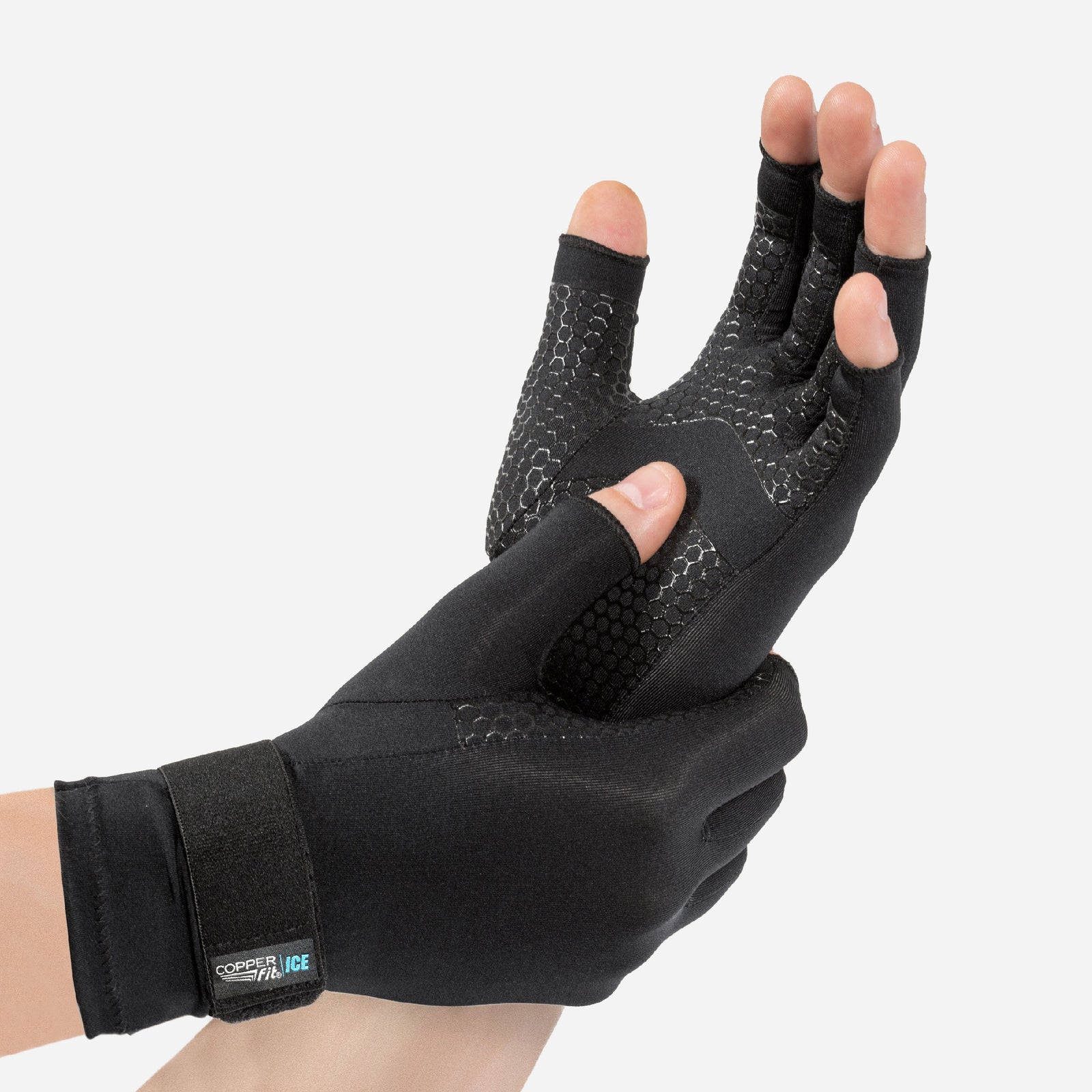 Copper Joe Full Finger Compression Arthritis Gloves-1 Pair , Medium -  Gerbes Super Markets