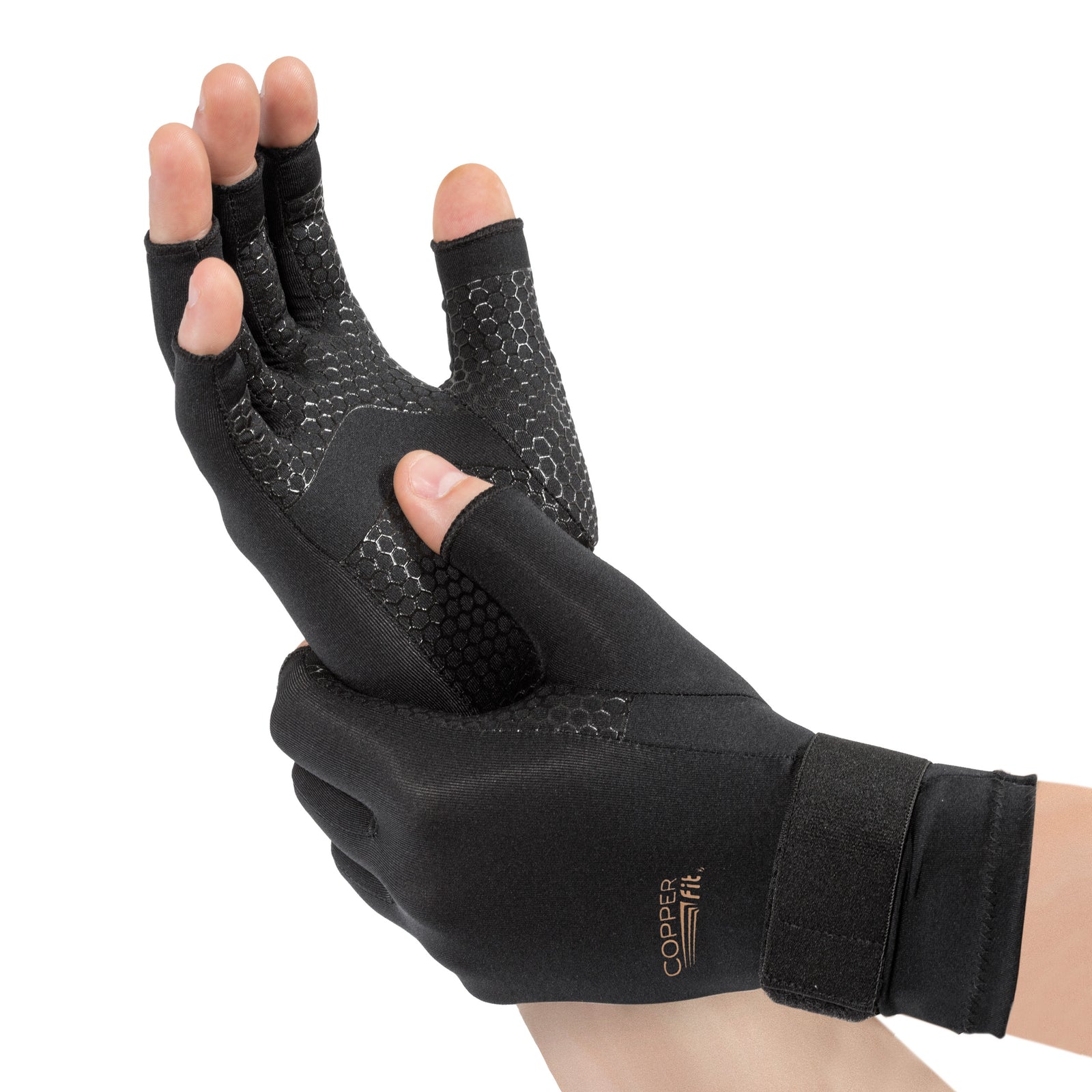 Wrist Relief Plus: Cushioned Wrist Support Wraps - Copper Fit