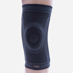 Copper Fit Elite Air Compression Knee Sleeve- Black S/M (12”-16”) 2 Pack