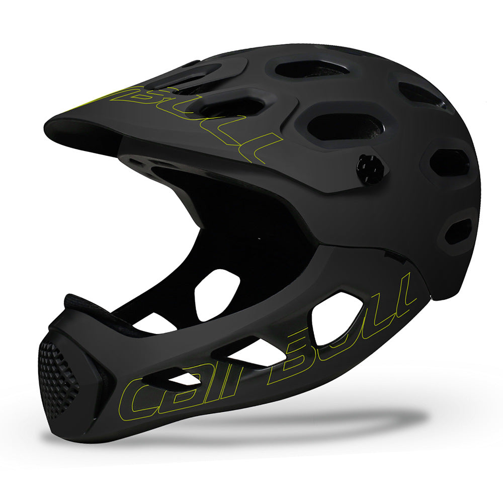 Full Face Bicycle Helmet Removable Chin Bar Off-road – bikescooterhub