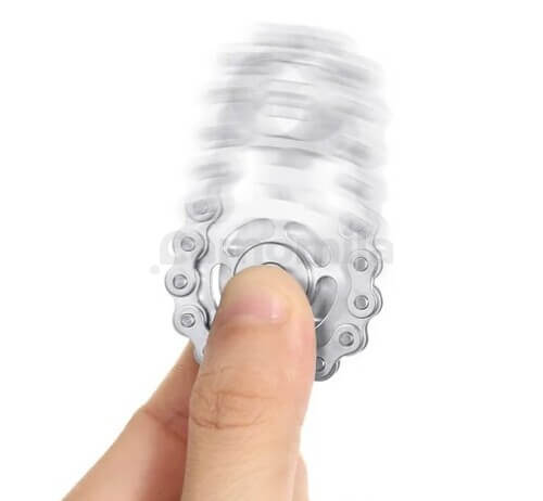 Fidget Spinner Raro Correntes e Rodas Dentadas, Fidget Spinner Raro, Spinner Fidget, Brinquedo, Fidget Spinner Comprar