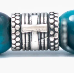 Cross beads bracelet with custom names