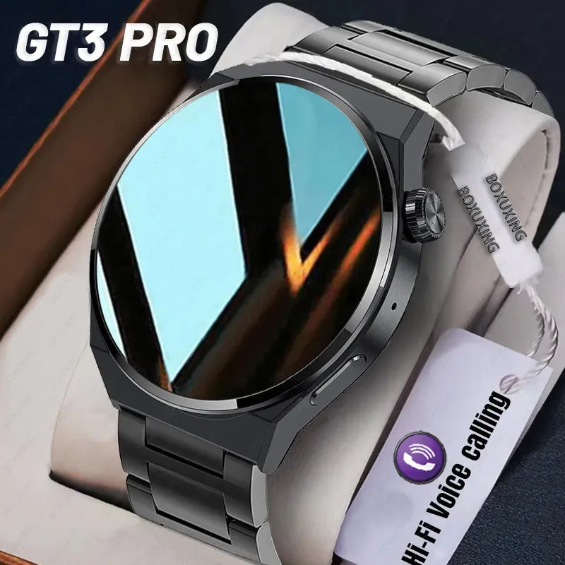 YouOnlyYou For Huawei Xiaomi GT3 Pro Smart Watch Men AMOLED 390*390 HD Screen Heart Rate Bluetooth Call IP68 Waterproof SmartWatch 2023 New