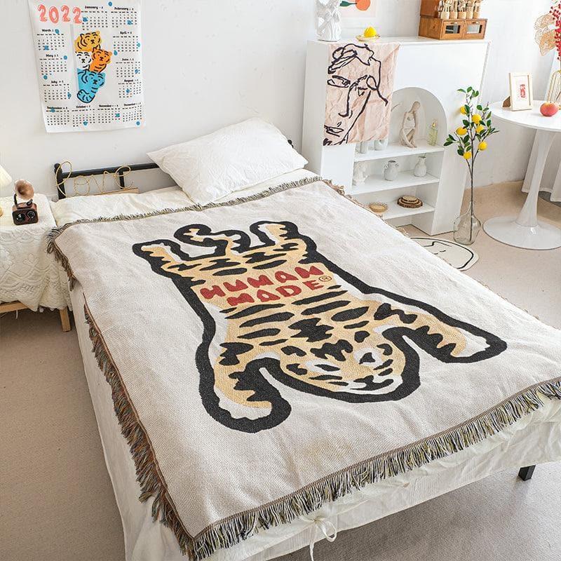 KAWS Human Made Tiger Silk Rug カウズ ヒューマンメイド タイガー ...