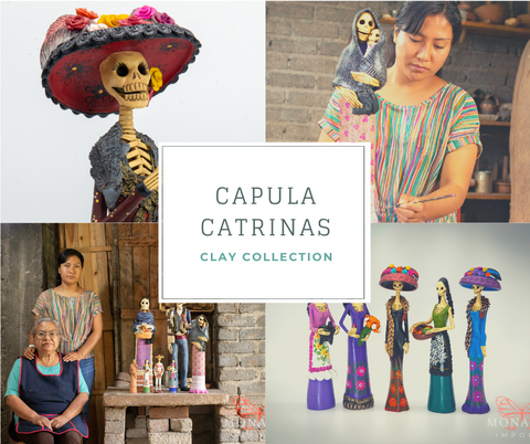 Clay Catrinas from Mexico