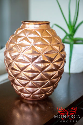 Copper vase from Mexico