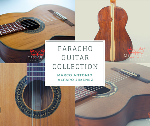 Handmade guitar collection from Paracho