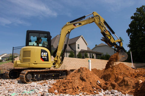 Mini backhoe excavator