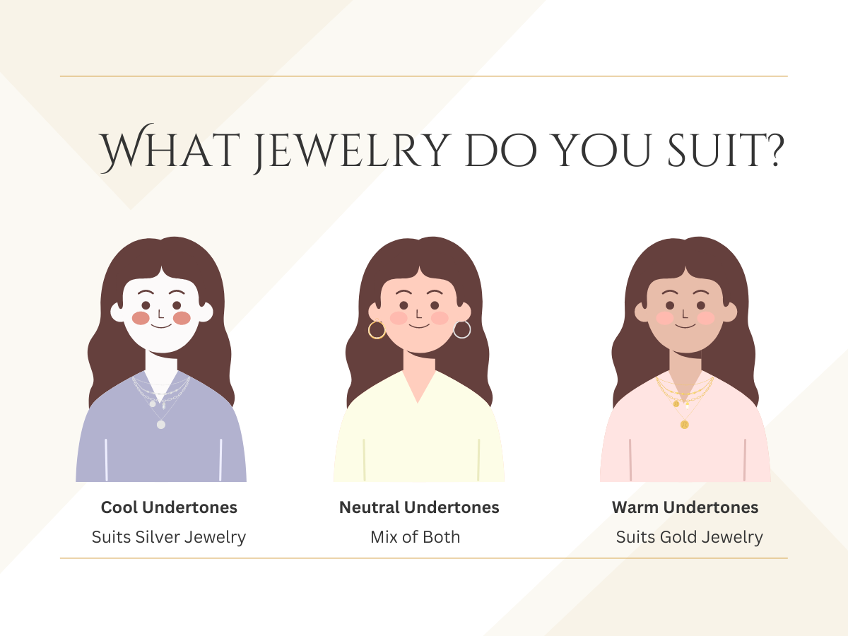 How Jewelry colour helps determine your skin undertone 