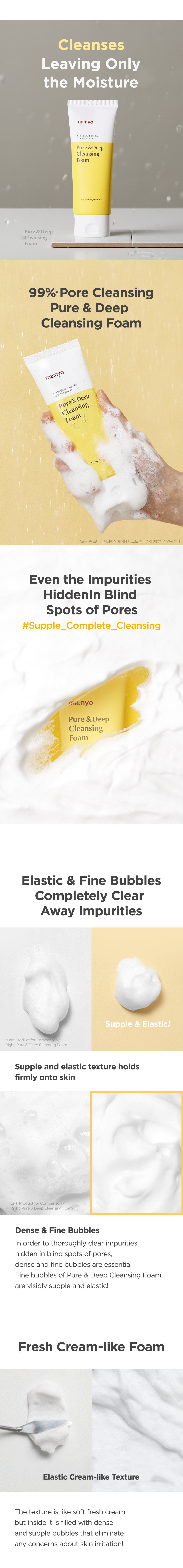 MANYO Pure & Deep Cleansing Foam 100ml/200ml