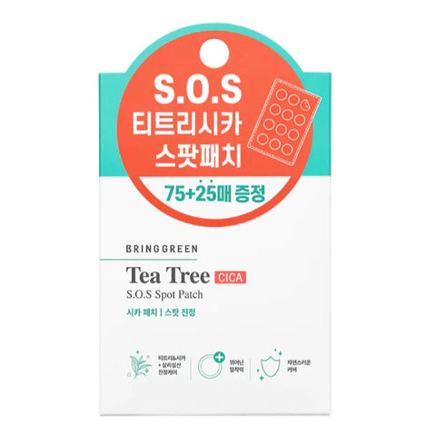 Bring Green Tea Tree Cica Sos Spot Patch 75+25P
