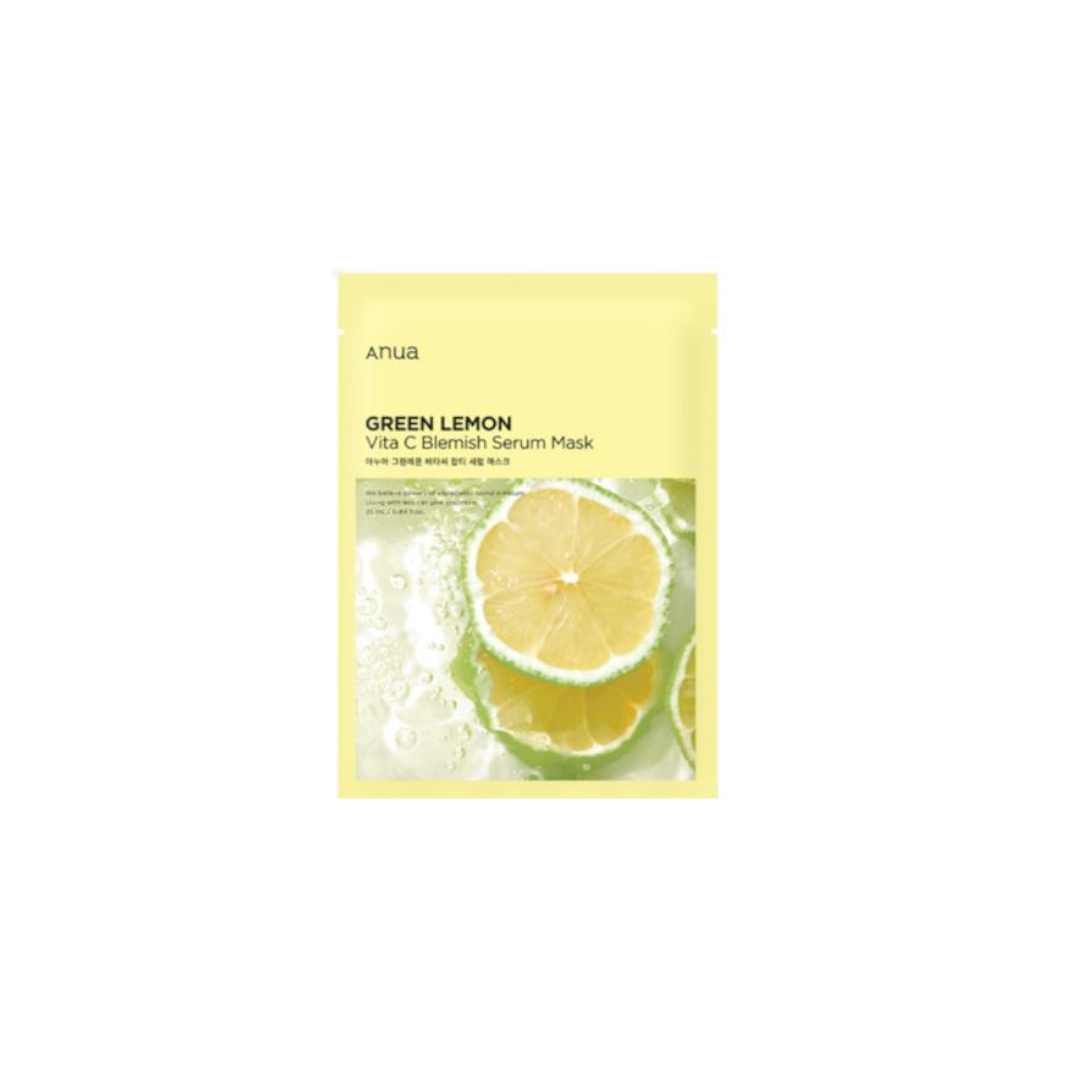 Green Lemon Vita C Blemish Serum Mask 1pc