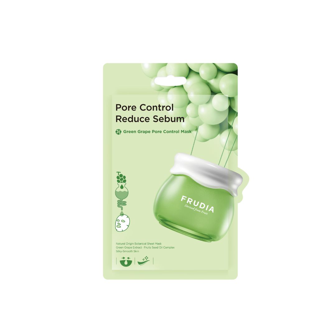 Green Grape Pore Control Mask (Twin Pack) 20pcs