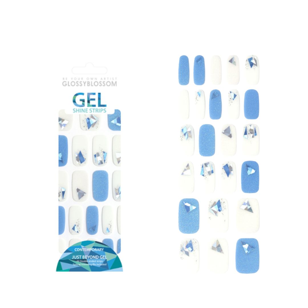 Gel Nail Strips - Shining Peace Blue