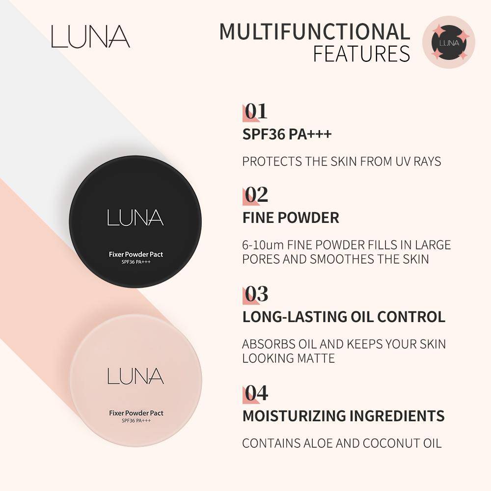 Luna Fixer Powder Pact SPF36/PA+++