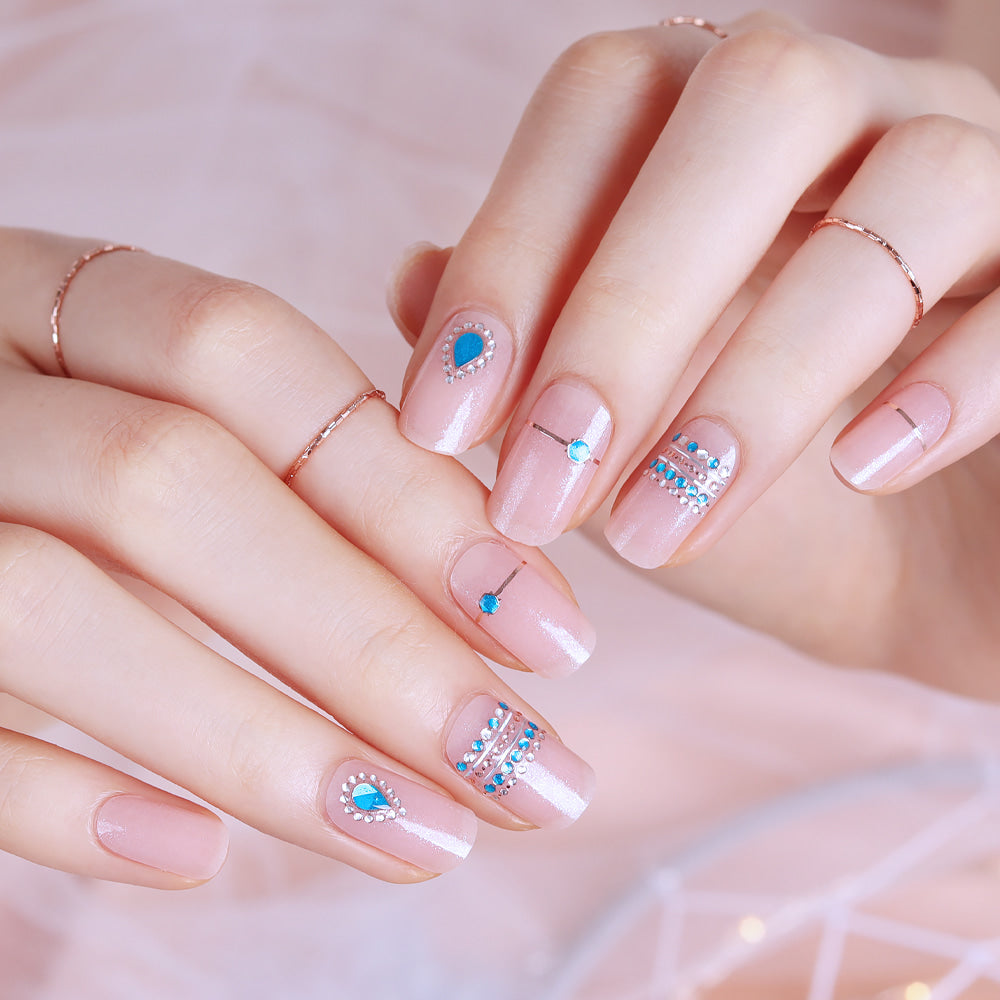 Gel Nail Strips - Shining Drop