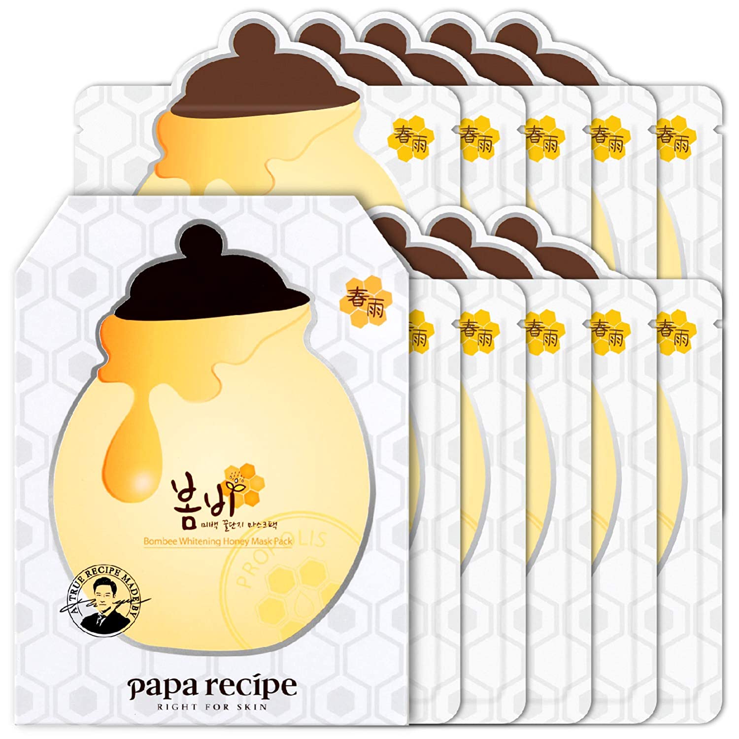 Bombee Whitening Honey Mask (10pcs/ Box)