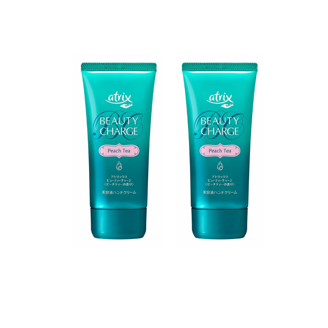 Atrix Beauty Charge Hand Cream Peach Tea [Twin Bundle]