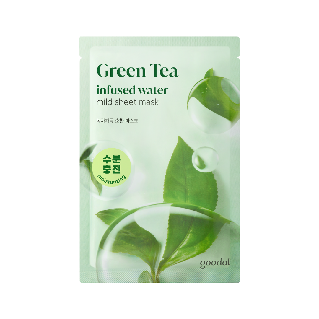 Green Tea Infused Water Mild Sheet Mask 1pc