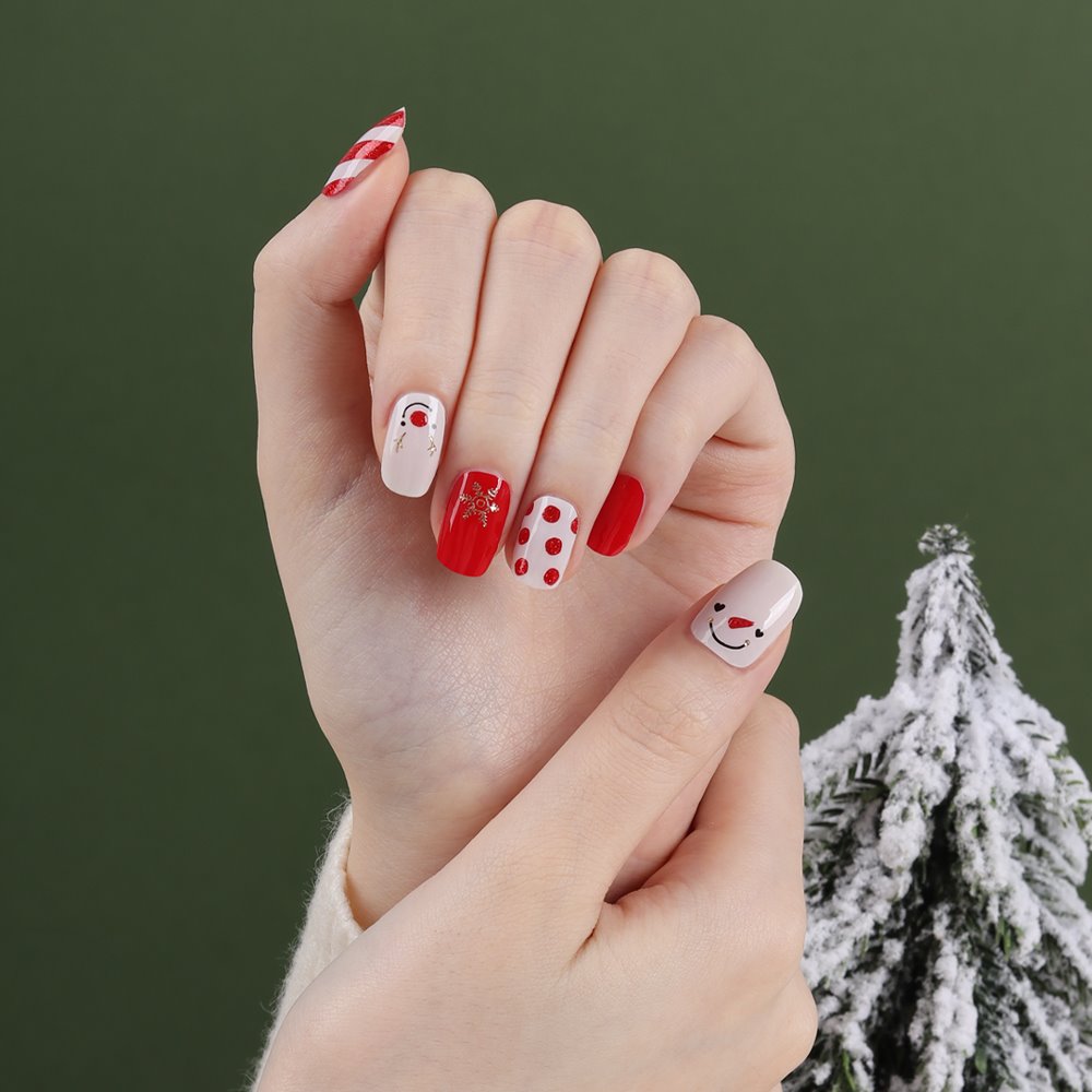 Gel Nail Strips - Merry Holiday