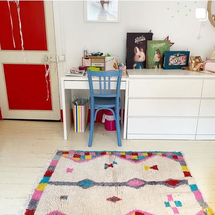tapis azilal pour chambre d'enfant