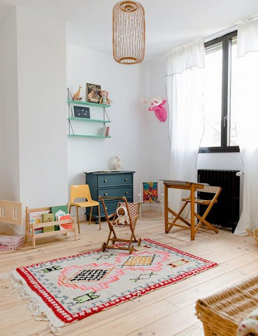 tapis azilal chambre d'enfant