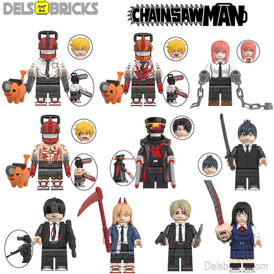 Demon Slayer Anime Set of 8 Lego compatible Minifigures