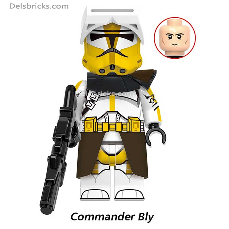 Commander Bly clone Star Wars Minifigures DelsBricks Minifigures