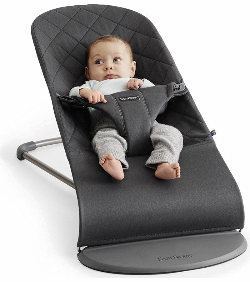  BABYBJÖRN Bouncer Balance Soft, Cotton/Jersey, Beige/Gray :  Baby