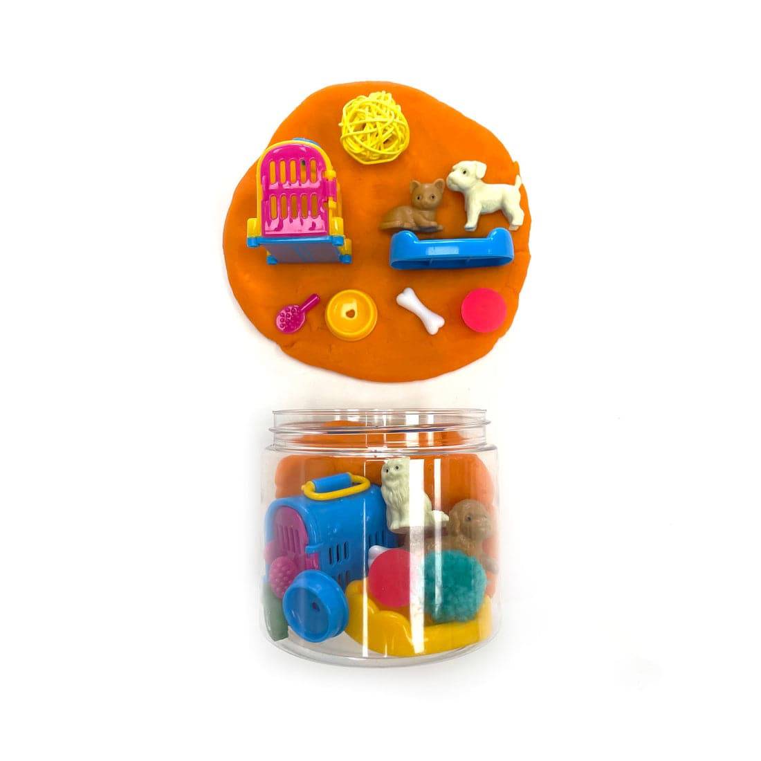 Flamingo Sunset Summer Play Dough-To-Go Kit