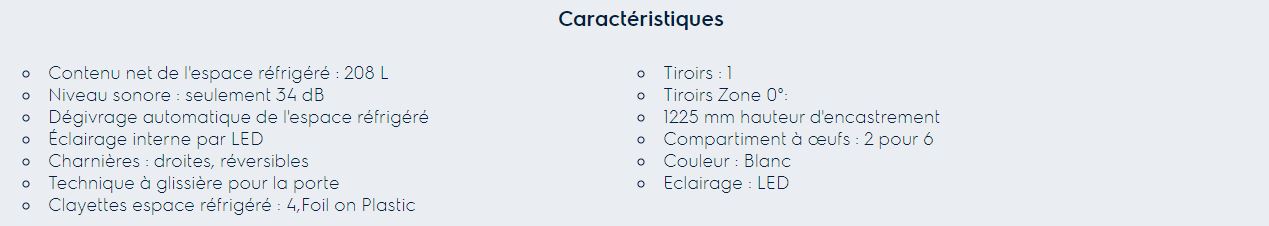 Spécifications AEG SKE512E2AS