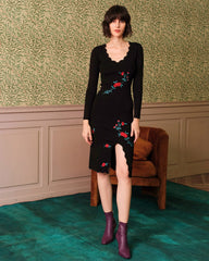 the-embroidered-side-slit-knit-midi-dress