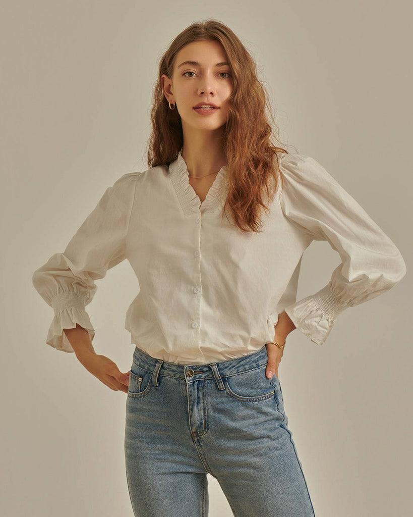 Women's Blouse & Shirts - Long Sleeve Tops | RIHOAS