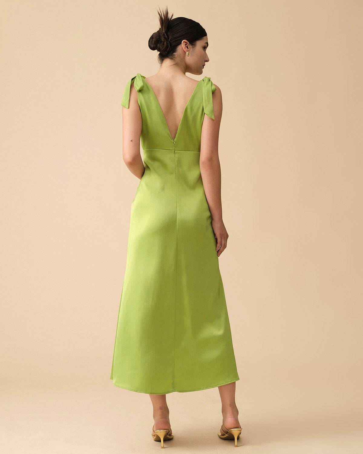 オックスフォードブルー 【未使用】23SS Nomàt TIE LONG DRESS OPEN