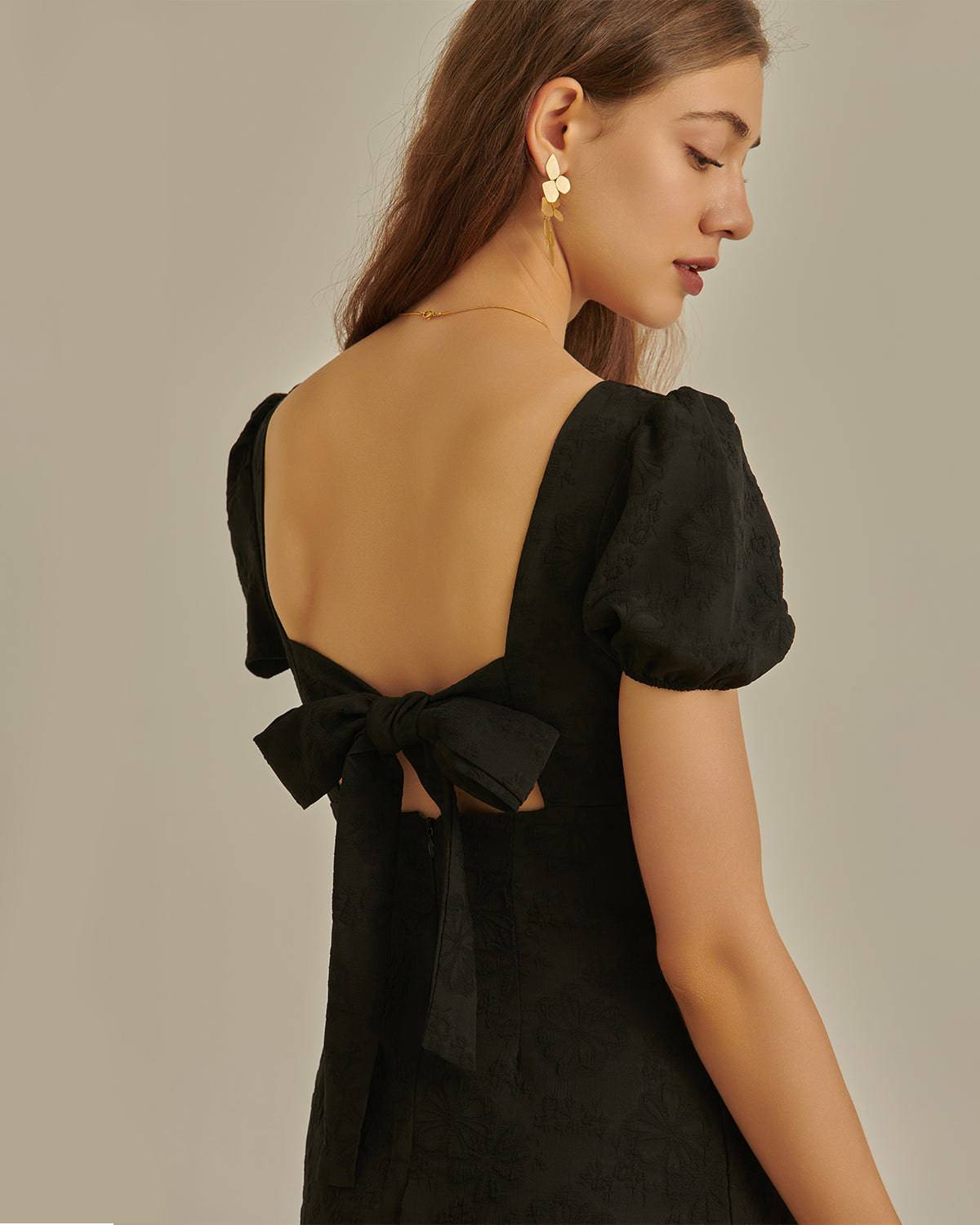 herlipto Back Ribbon Midi Dress | tubosoliveira.com.br