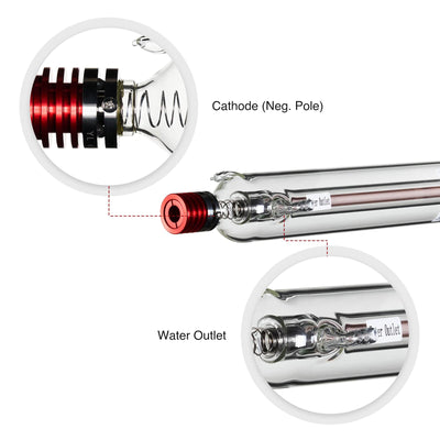 70W Laser Tube pour graveur laser CO2
