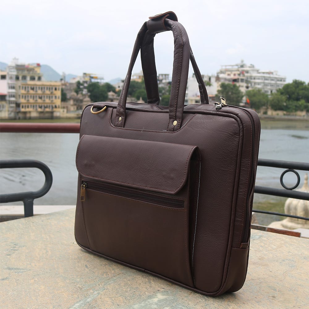 Neutrals: The Best Clothing Colors For Men % %  Brown leather laptop bag, Laptop  bag men, Mens leather bag