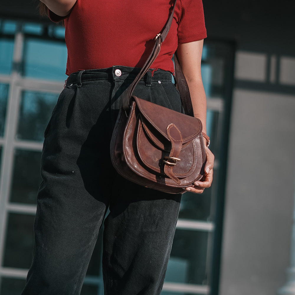 Women Wearing a Crossbody Purse