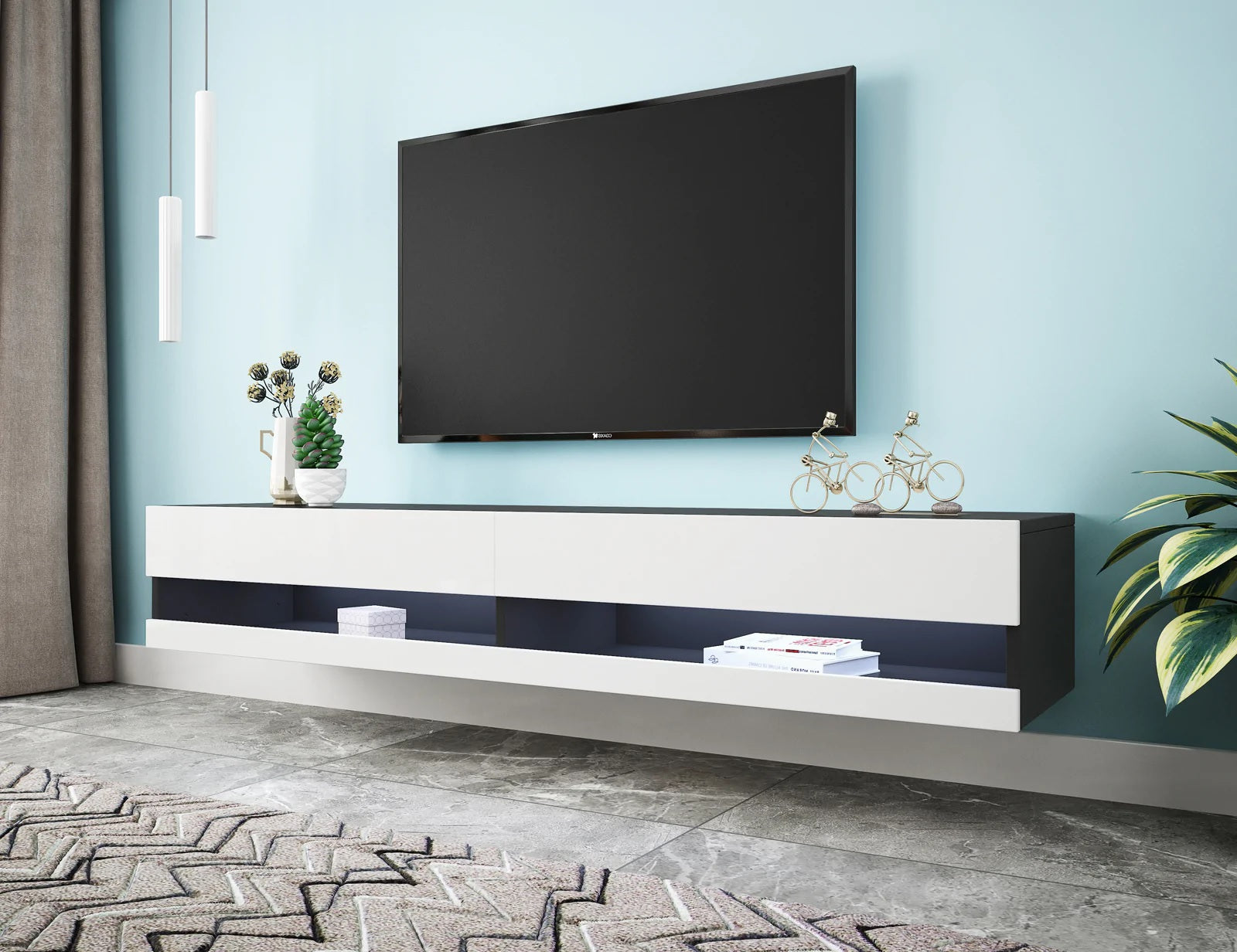 Caple Floating TV Unit for TVs up to 75