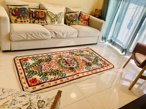 Swadeh Namda Rug For Living Room