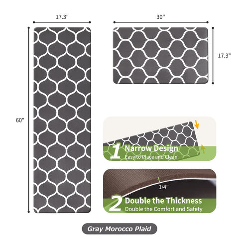 Checkered Kitchen Mats materials are carefully selected