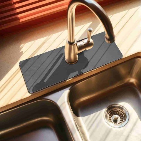 The design of the faucet pad is very homely