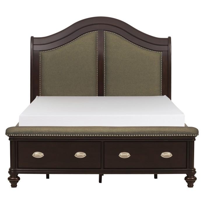 (3)Eastern King Sleigh Platform Bed Model 2615KDC-1EK
