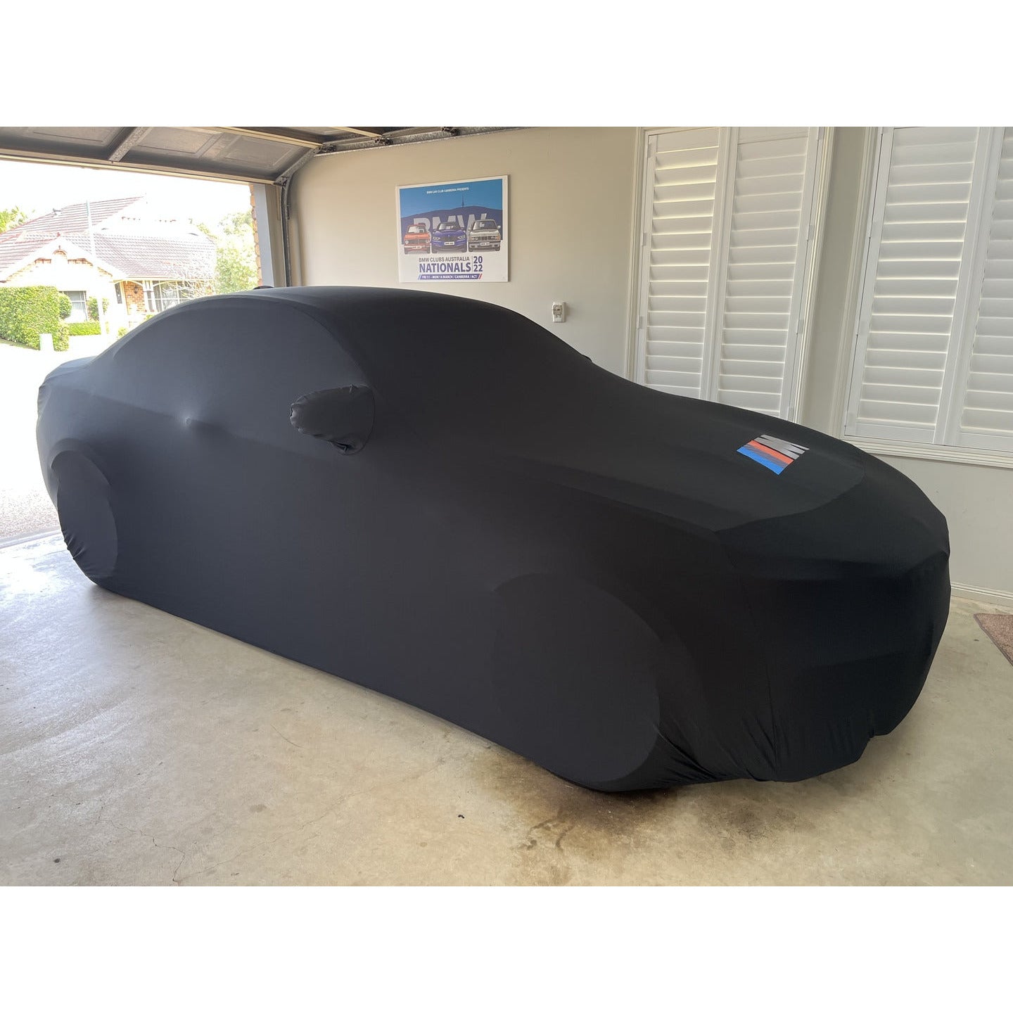 暖色系 CoverMaster Indoor Car Cover 車カバー for BMW M6 Black Satin 