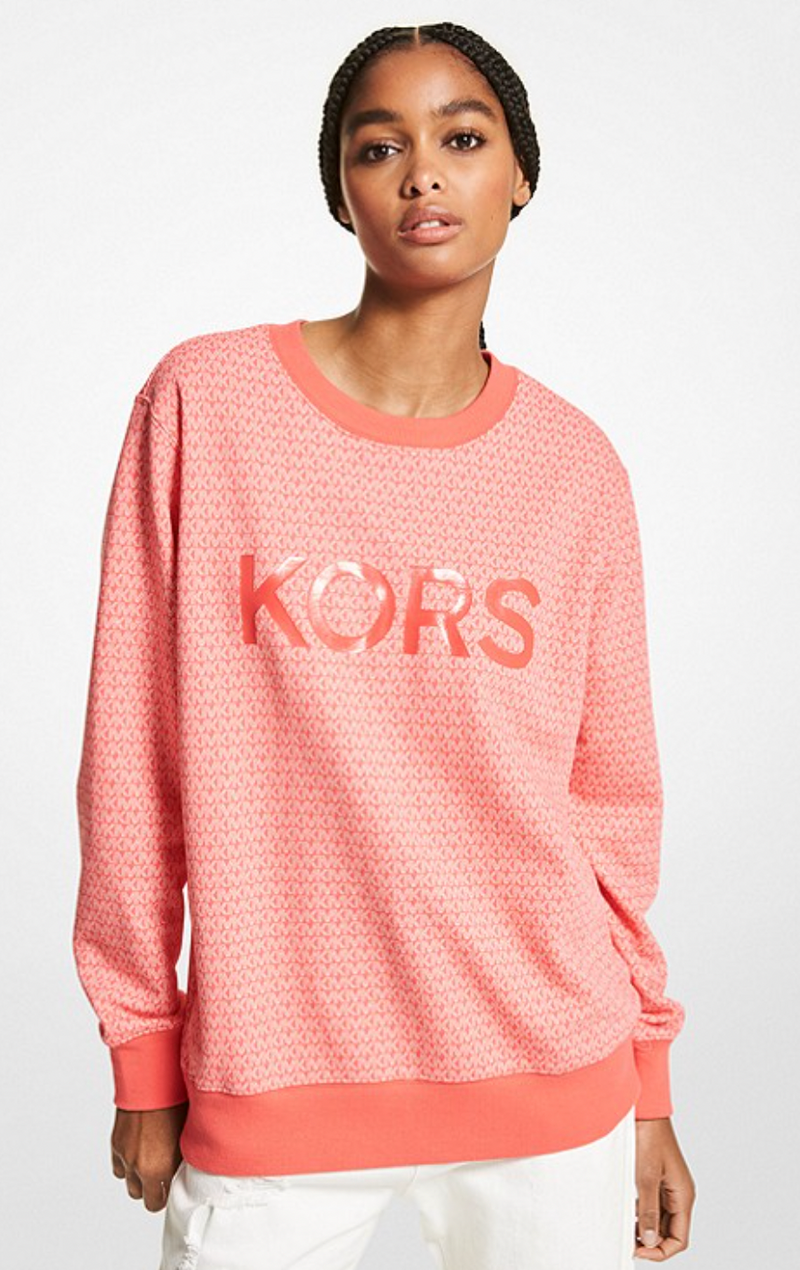 Logo Organic Cotton Blend Sweatshirt Michael Kors – Boutique Sofia