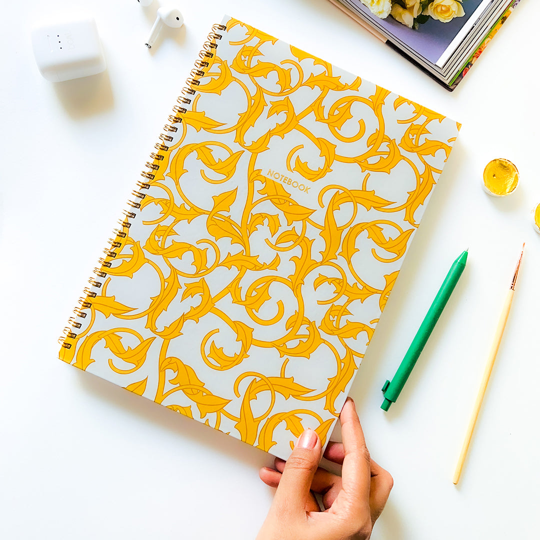 Yellow Acanthus | A4 Notebook