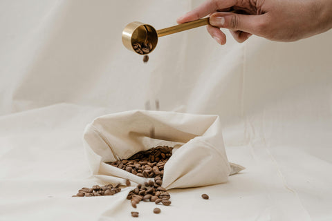 bag of coffee beans