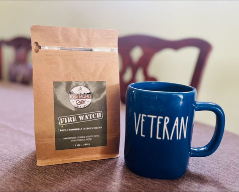 Fire Watch Medium Roast by Aerial Resupply Coffee, Veteran owned and operated