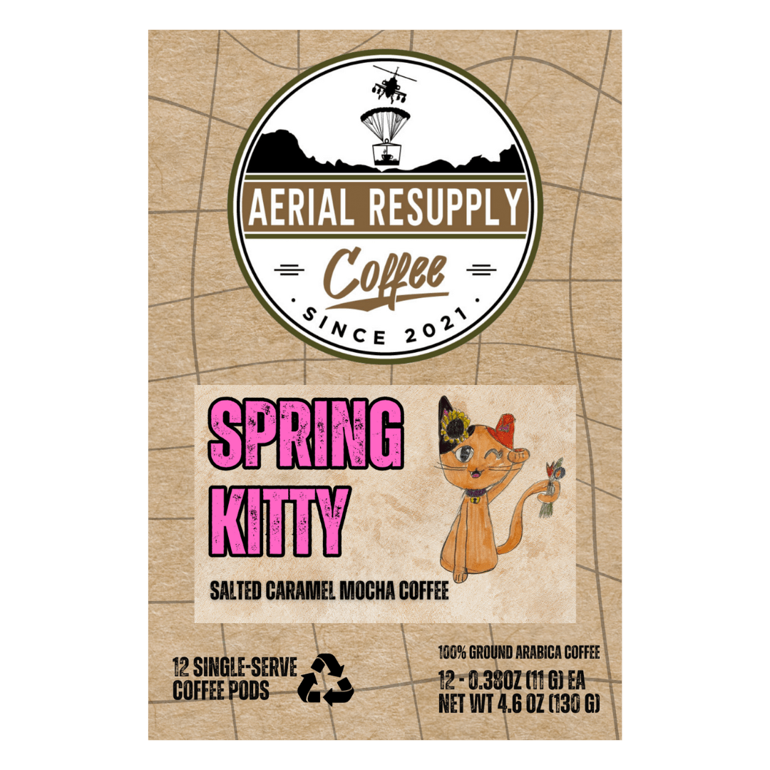 Spring Kitty Salted Caramel Mocha K-cups