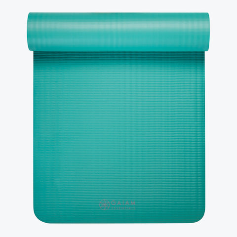 Gaiam Essentials Extra-thick Yoga and Fitness Mat, 10 mm (0.4 in